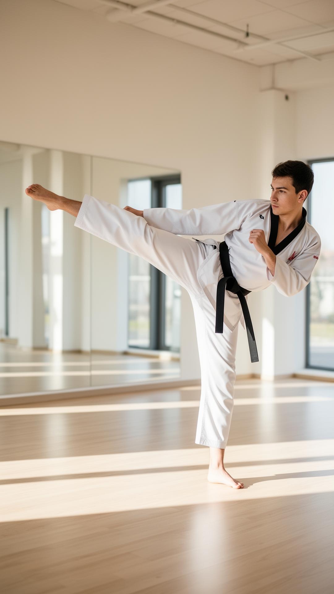 Taekwondo-trening i Bergen Nord